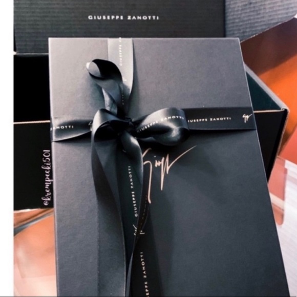 giuseppe zanotti BNIB baguette crystal strap slide - Picture 10 of 10